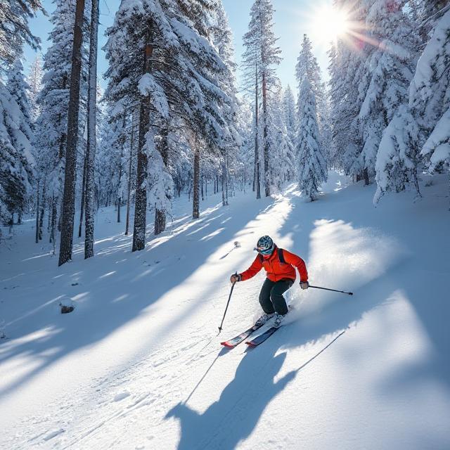 Skiing